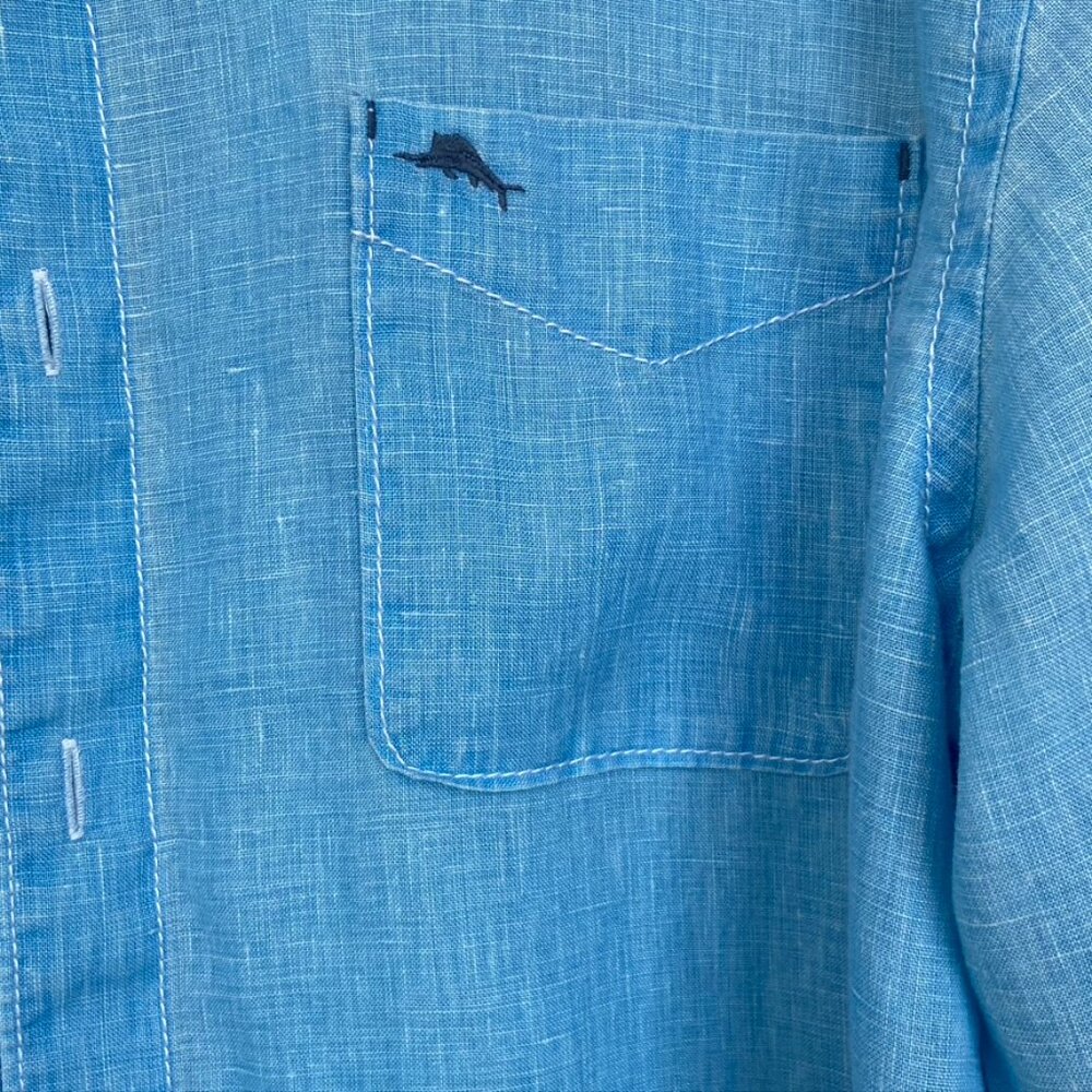 Tommy Bahama Mens Linen Shirt - Picture 6 of 11
